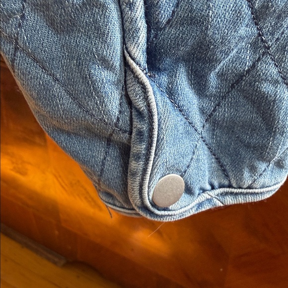 Dear John Light Blue Quilted Jacket - Picture 6 of 7